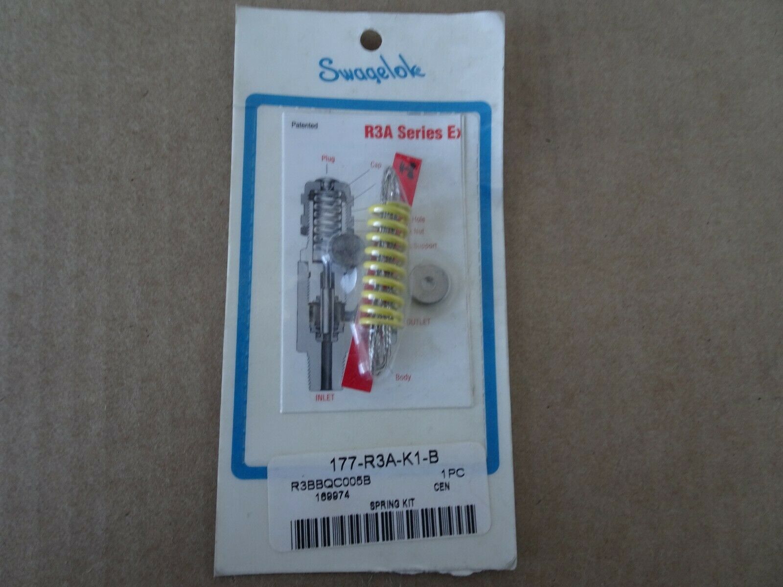 SWAGELOK Yellow Spring Kit R3A Series Proportional Relief Valve 350 to ...